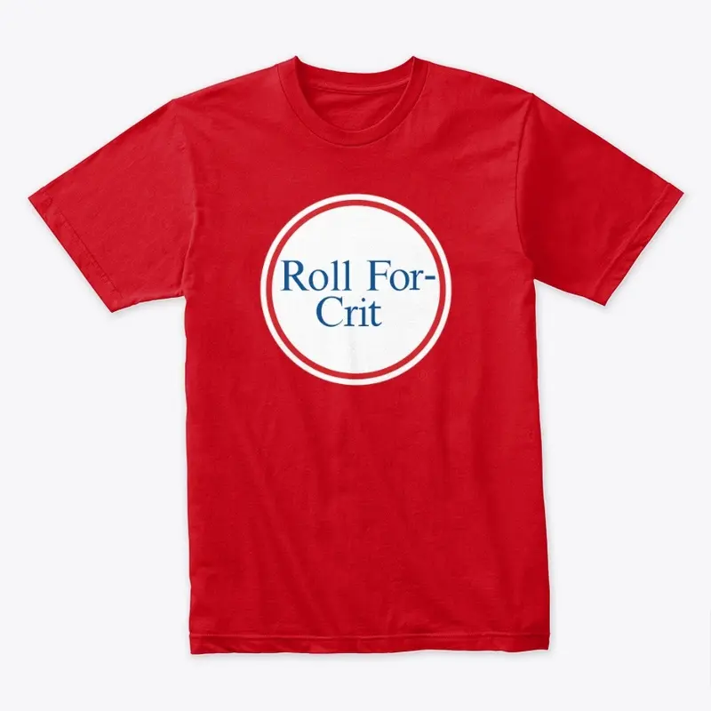 Roll For Crit Dictionary Definition Tee